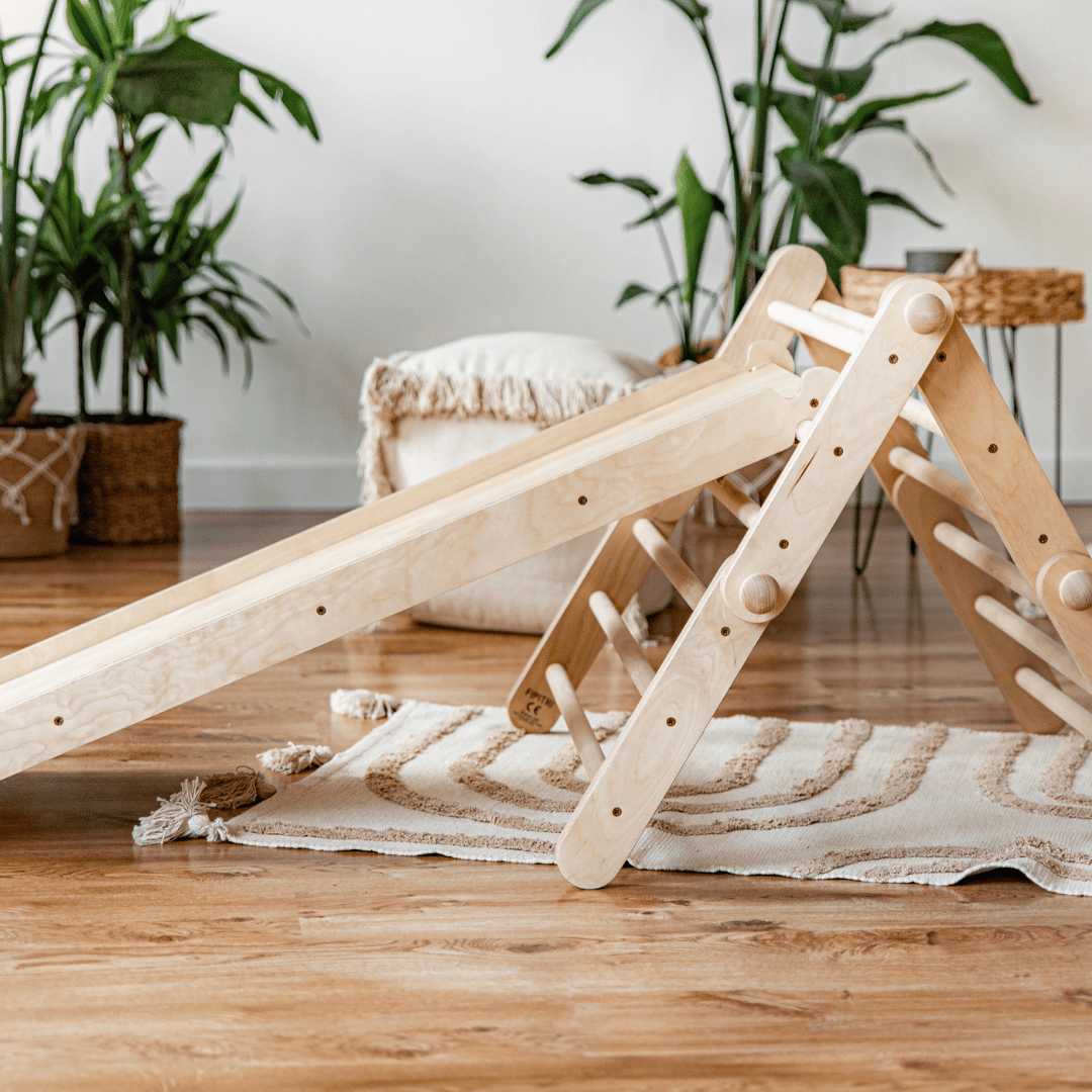 pikler lasten kiipeilykolmio-liukurampilla