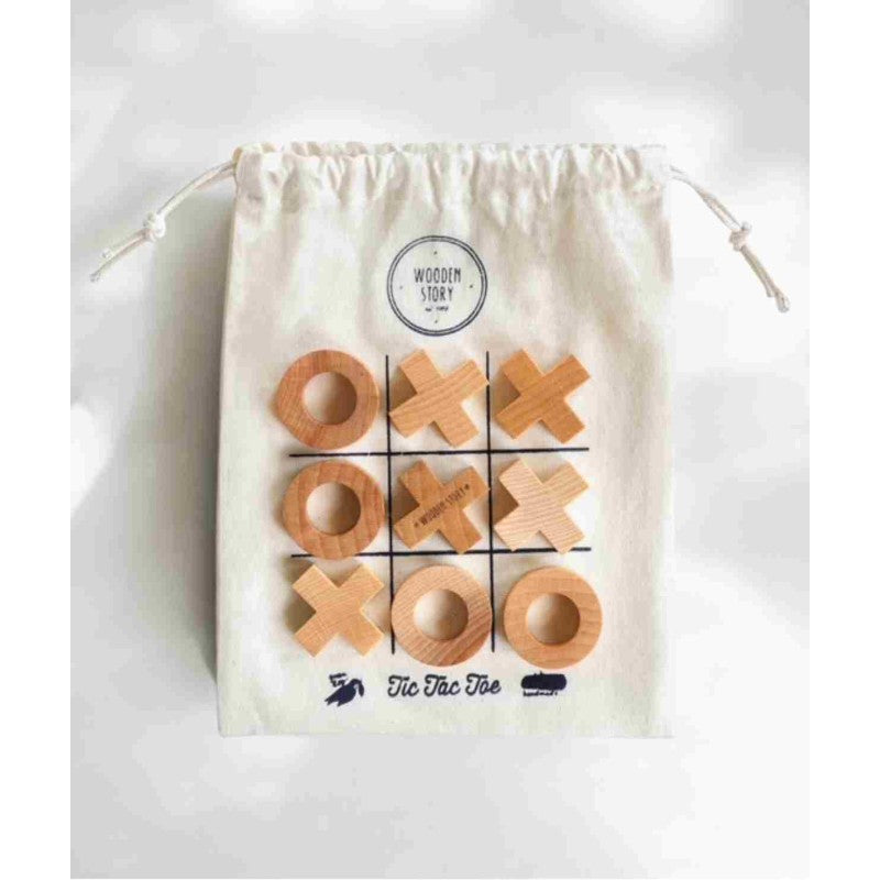 puinen Tic-Tac-Toe peli