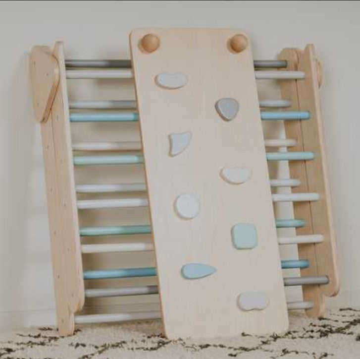 Pikler puinen kiipeilykolmio - Pastel