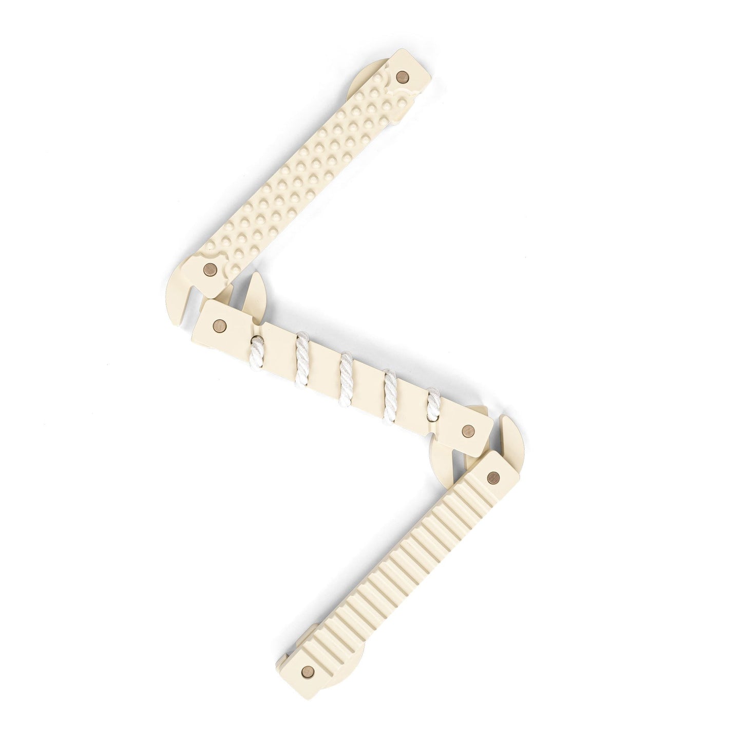 TipiToo® muunneltava tasapainopalkit lapsille, 3 kpl setti - White Rope