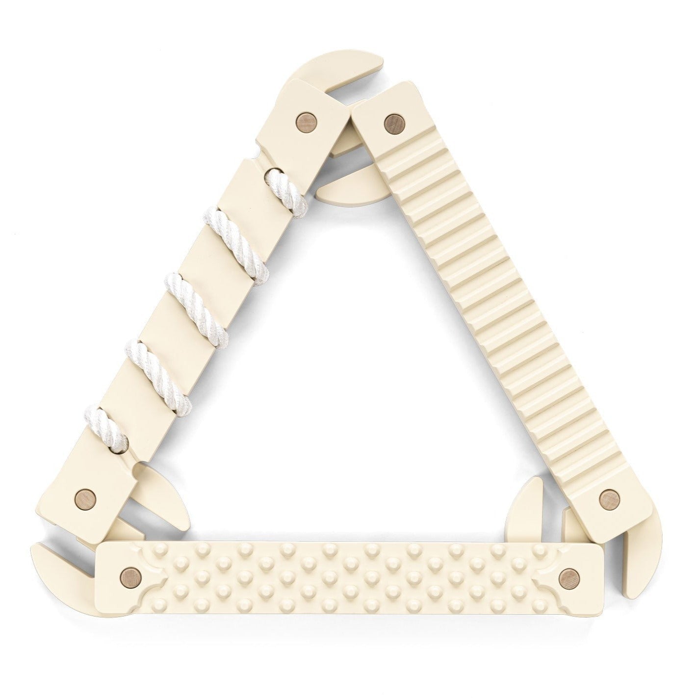 TipiToo® puiset tasapainopalkit lasten leikkeihin, 3 kpl - White Rope