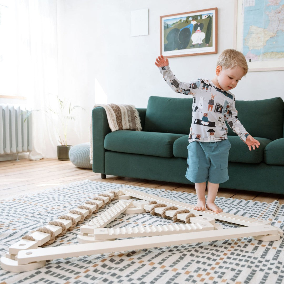 TipiToo® puiset tasapainopalkit 3 kpl - Jute Rope