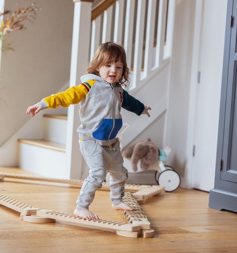 TipiToo® lasten tasapainopalkit, puinen 3 kpl - Jute Rope