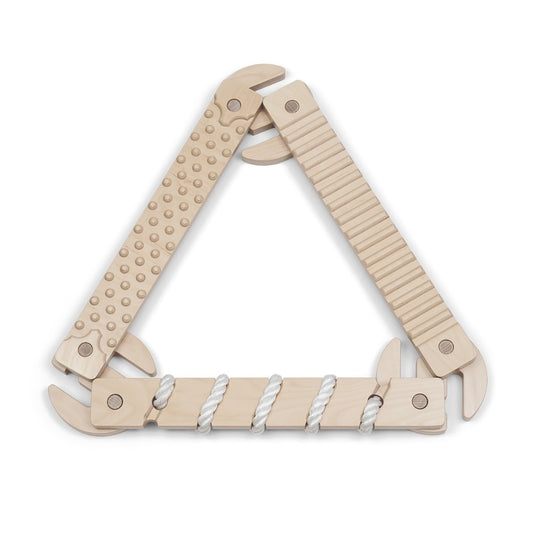 TipiToo® puiset lasten tasapainopalkit 3 kpl - White Rope