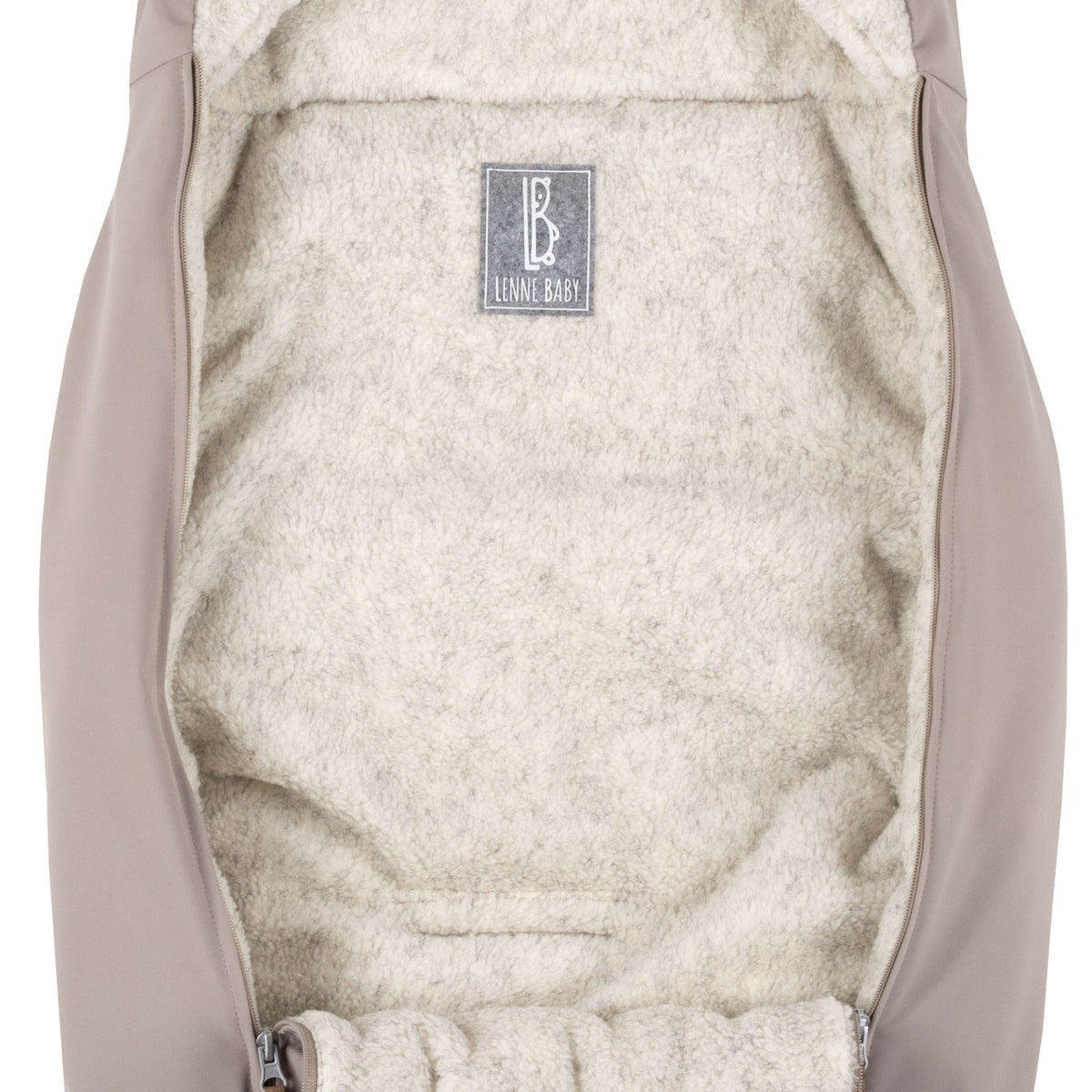 Vauvan talvilämpöpussi vaunuihin - beige