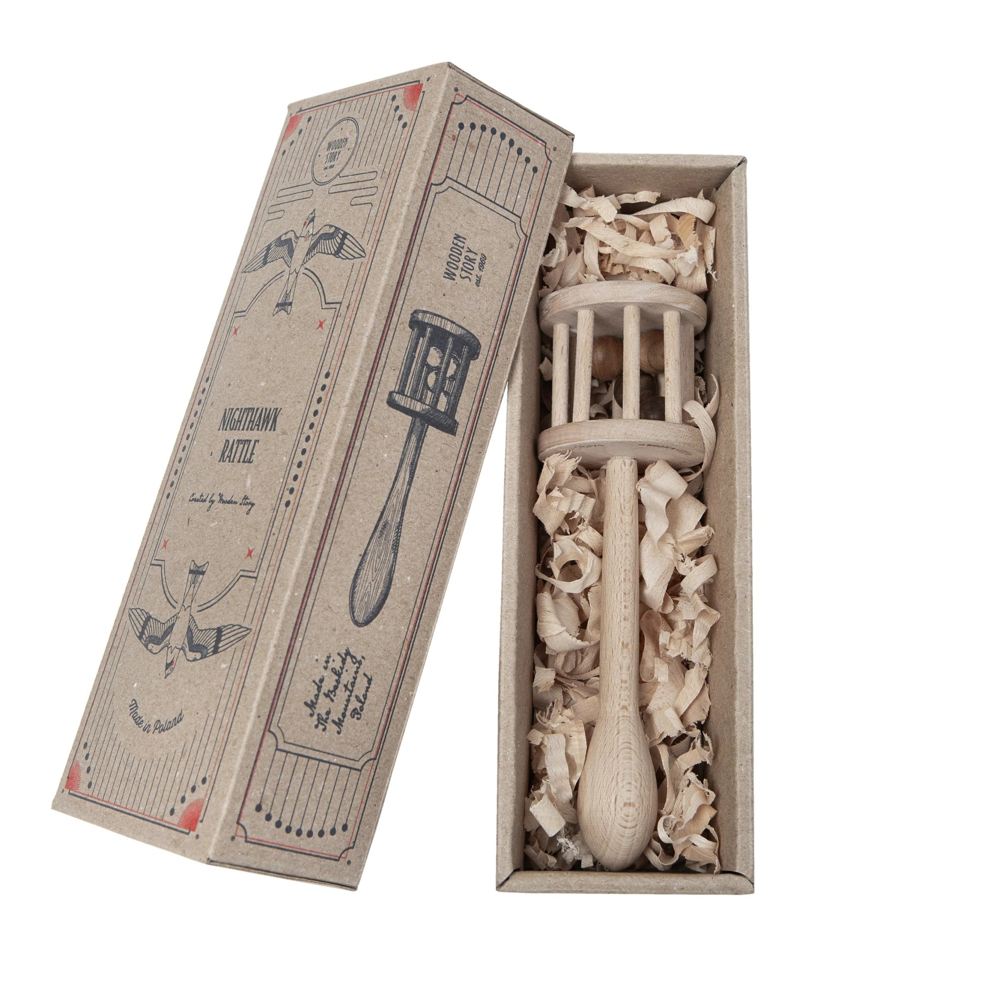 wooden story Puinen vauvan helistin